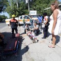 Choca moto y camioneta sobre Francisco Villa