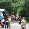 Choque en puente de Barranca Honda deja un muerto y 13 lesionados
