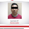 Dictan sentencia condenatoria de 15 años a Juan Carlos “N” por homicidio calificado