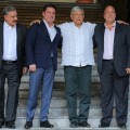 Se reúne Aristóteles Sandoval con López Obrador y Alfaro