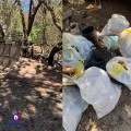Vecinos limpian parte del río Paso Ancho