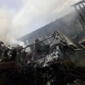 Reportan a un trailer incendiado en la autopista Guadalajara a Puerto Vallarta.