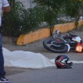 Muere joven  motociclista-