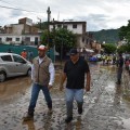 Río Cuale afecta a vallartenses