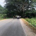 Encuentran accidentado a motociclista en la carretera 544.