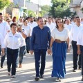 •	Participaron más de 2 mil personas en el desfile conmemorativo que se llevó a cabo en Valle de Banderas.