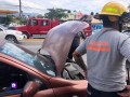 Choque entre dos vehículos dejó una mujer lesionada