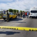 Ejecutan a balazos a pasajero de taxi en La Rivera Nayarit.