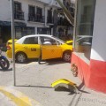 Turista es atropellada por taxista en el centro de Vallarta.