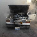 Auto se incendia en Ixtapa