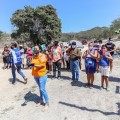 Manifiestan vecinos durante arranque de obra Orgullo y alegría porque llegará el agua a Lomas y Campestre  Volcanes