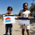 Niños de zona rural y estudiantes se suman a festejos del agua