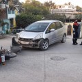 Accidente automovilístico en colonia Lomas del Calvario