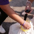 Marina de los Santos y su equipo recolectan más de 125 kilos de basura   