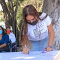 Marina de los Santos, firma pacto de no violencia política entre candidatas