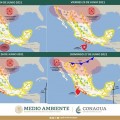 Canales de #BajaPresión y la #OndaTropical Núm. 5, en las próximas horas, generarán #Lluvias intensas en zonas de #Nayarit, #Jalisco, #Guerrero, #Oaxaca y #Chiapas
