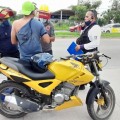 Atropellan a motociclista en avenida México- 11 de Julio 2021