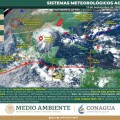 Tormenta Tropical Nicholas y Baja Presión  traen lluvias en Tamaulipas, Puebla y Veracruz
