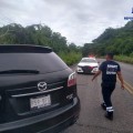 Accidente automovilístico en la Cruz de Huanacaxtle