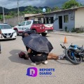 Accidente de motociclistas en Villa de Guadalupe