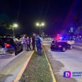 Accidente en avenida Francisco Medina Asencio colisiona contra un par de vehículos