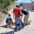 Accidente vial en Avenida Federación deja a peatón y motociclista lesionados
