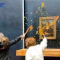 Activistas arrojan sopa sobre la Mona Lisa en el Louvre