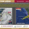 Actualización Huracán Lidia / 10 HRS / Lidia amplio su circulación y refuerza las lluvias intensas