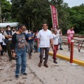 Alcalde Luis Michel inaugura obras en Paso del Molino