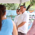 Alcalde Luis Michel inaugura obras en Paso del Molino