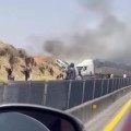 Aparatoso accidente múltiple en la autopista Zapotlanejo - Lagos de Moreno.