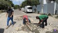 Arranca 2023 Obras Públicas con bacheo en Vallarta