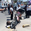 Atropellan a Policía en avenida Poetas