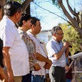 Banderazo de inicio a obras hidráulicas sanitarias en Las Aralias