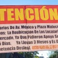Comerciantes del río Cuale deben dejar hoy regresan el parque Hidalgo Comerciantes de la zona los consideran una “competencia desleal”