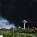 Cuba pelea contra un gran incendio