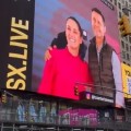 Es tendencia, promoción de Claudia Sheinbaum vive en Times Square