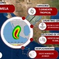 Esta tarde se formó la Tormenta Tropical Pamela, frente a las costas de Colima y Jalisco.