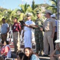 Estados Unidos Mexicanos Armada realizan hazañas en los Arcos