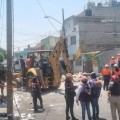 Explosión de gas provoca derrumbe de casa en Iztapalapa
