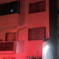 Fuego en el edificio 208 en Aralias