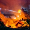Gran incendio en Boca de Tomates