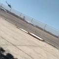 Helicóptero de la Marina se accidenta en aeropuerto de Mazatlán.