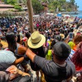 Hermosa ofrenda, unión y gran fiesta en Yelapa
