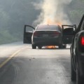 Incendio en Carretera Federal 200 a la altura del Guamúchil