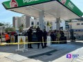 Individuo provoca incendio en gasolinera de Puerto Vallarta