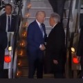 Inicia encuentro internacional con el arribo de Joe Biden