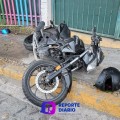 Joven motociclista herido tras accidente en el centro de Puerto Vallarta