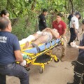 Marino gravemente lesionado tras accidente entre una camioneta y una moto en paseo de las Flores.