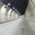 Mejoran iluminación del túnel
